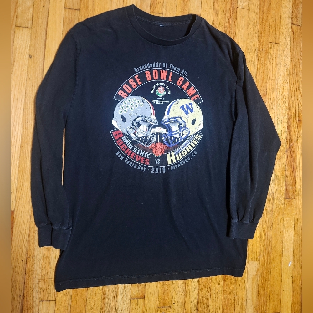 Black Rose Bowl Game Long Sleeve Shirt